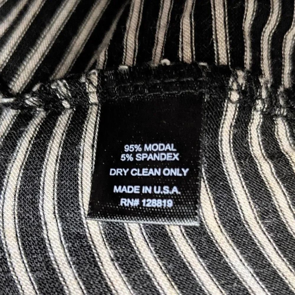 RILLER & FOUNT Ricky Striped Modal Dress M - Picture 8 of 10